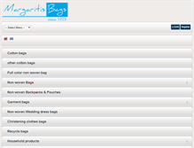 Tablet Screenshot of margaritisbags.com